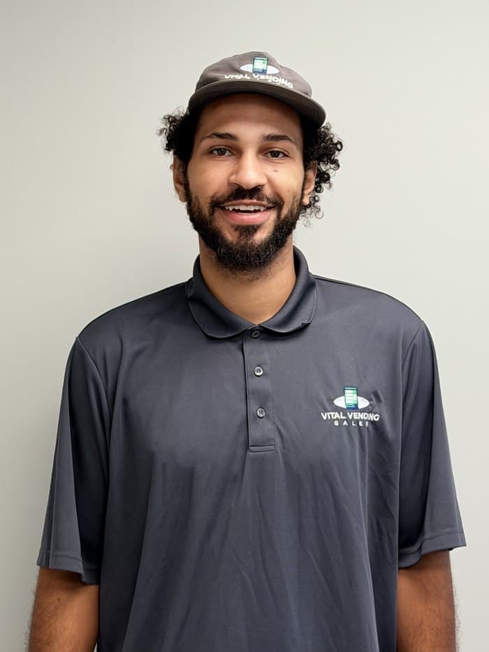 Member of the Vital Vending Sales team
